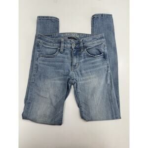 American Eagle Womens Jeans Size 00 Reg Jegging Denim Super Super Stretch